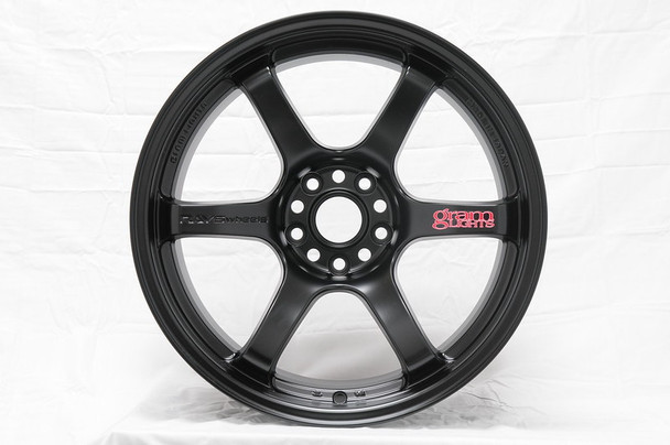 Gram Lights 57DR 18x10.5 +12 5-114.3 Semi Gloss Black