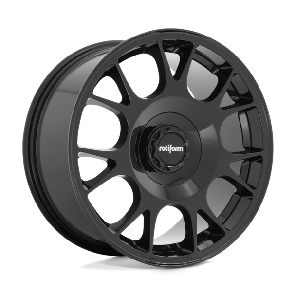 Rotiform R187 TUF-R Wheel 18x8.5 5x112/5x114.3 45 Offset - Gloss Black