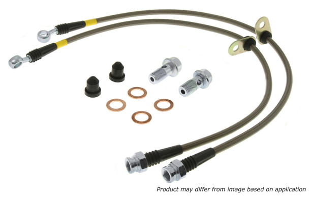 StopTech 06-11 Honda Civic Rear SS Brake Lines