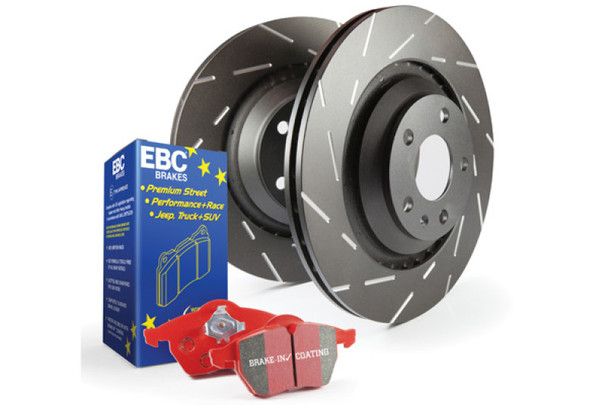 2017-2021 Honda Civic Si Front EBC S4 Kits Redstuff and USR Rotors