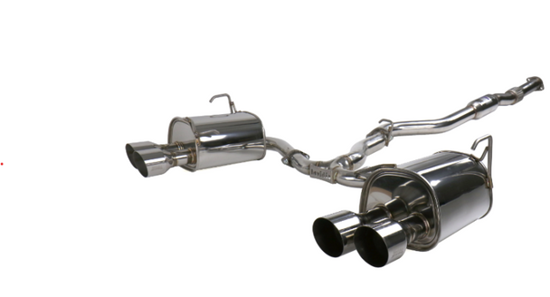 Invidia 15+ Subaru STI 4Dr Q300 Single Layer Stainless Steel Quad Tip Cat-Back Exhaust