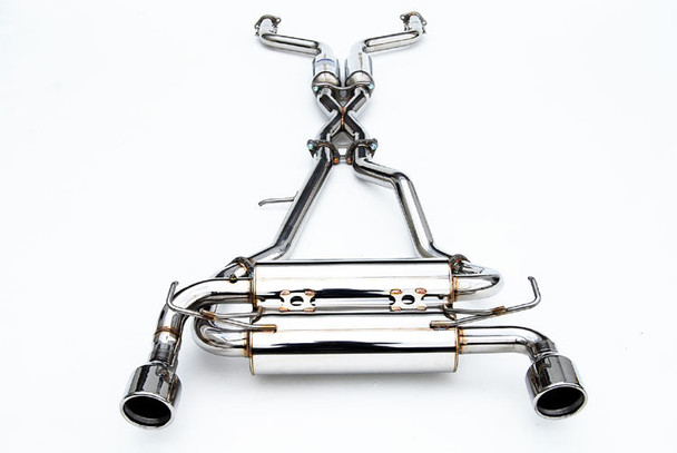 Invidia 08+ WRX Hatch 76mm REGULAR Titanium Tip Cat-back Exhaust