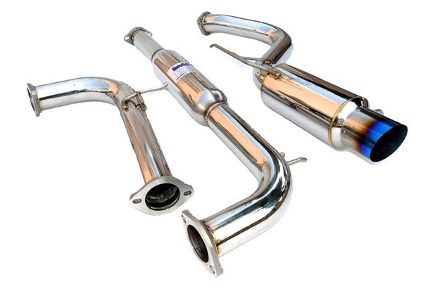 Invidia 09+ 370Z Gemini Single Layer Titanium Tip Cat-back Exhaust