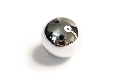 WhiteNova300 Weighted Silver Shift Knob Spherical