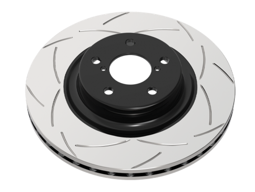 DBA 07-11 Honda Civic Type-R (FD2) Street T2 Slotted Rear Brake Rotor ...