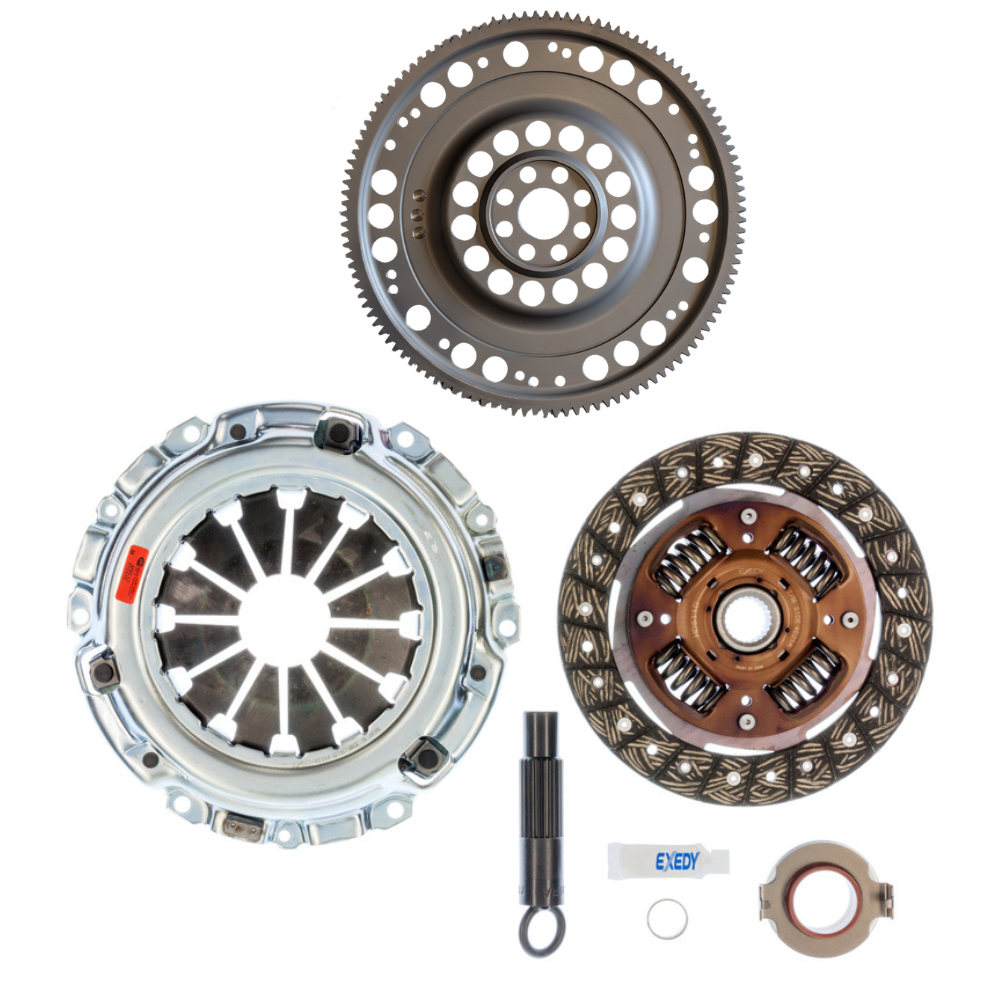 Exedy Stage 1 clutch and HARDmotion flywheel combo components