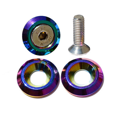 PANTYDROPPER UNCHI License Bolt【CHROME】 neo_chrome_fender_license_wash