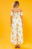 Lemon Bloom Jumpsuit - White