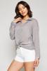 Buttoned Down Top - Grey