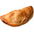 Savory vegetarian hand-held meal made with mashed potatoes onions and cheese in a puff pastry