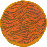 Felted Wool and Cotton Pot Trivet Nepal #3 Felted Wool and Cotton Pot Trivet Nepal #3