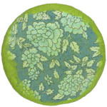 Felted Wool and Cotton Pot Trivet Nepal #5 Felted Wool and Cotton Pot Trivet Nepal #5