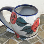 Sugar Skull Mug red rose