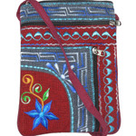 Cotton Embroidered Passport Bag Nepal #8