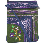 Cotton Embroidered Passport Bag Nepal #9