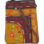 Cotton Embroidered Passport Bag Nepal #11