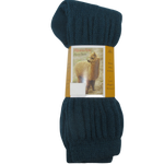 Alpaca Socks Teal Blue