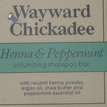 Wayward Chickadee Bar Shampoo Henna And Peppermint alt