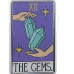 Vinyl Sticker The Gems Tarot Card