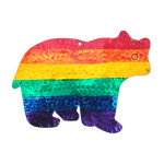 Handmade Tin Rainbow Bear