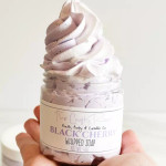 The Crafty Roses Black Cherry Whipped Soap