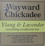 Wayward Chickadee Conditioner Bar Ylang And Lavender in packaging