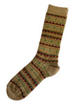 Alpaca Socks Tribal Stripe Tan
