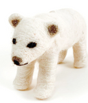 Felted Wool Ornament Polar Bear