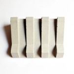 Zen Concrete Soap Dish Light Gray