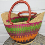 African Bolga Basket Shopping Tote #15