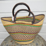 African Bolga Basket Shopping Tote #20