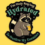 Vinyl Sticker Staying Hydrated