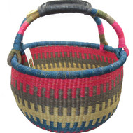 Large Rubber Handled Bolga Baskets
