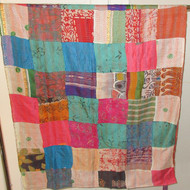 Patchwork Silk Throws