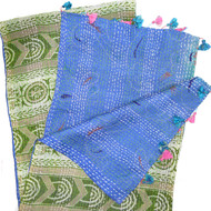 Silk Kantha Scarves