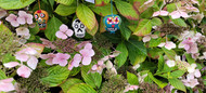 Sugar Skull Felted Ornaments