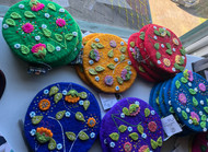 Applique Felt Trivets And Potholders