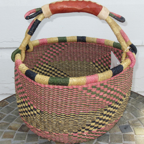 African Bolga Market Basket Medium #10