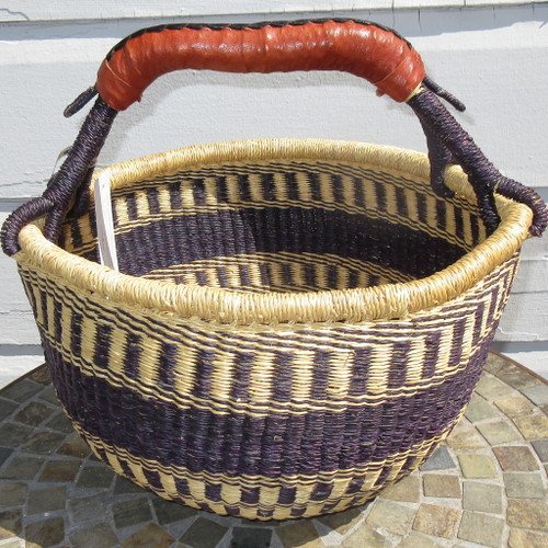 African Bolga Market Basket Medium #10