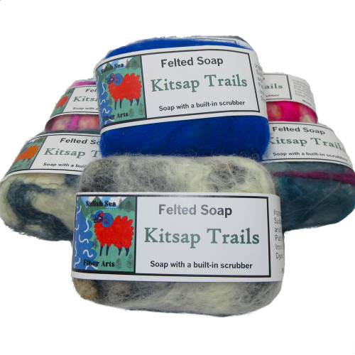 Handmade Felted Soap Kitsap Trails