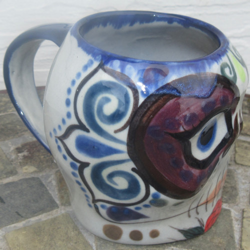 Sugar Skull Mug side view