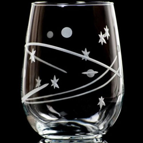 Rolf Glass Stemless Wine Glass Galaxy