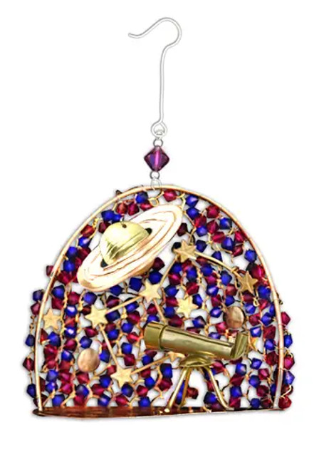 Handmade Metal Ornament Stargazing Handmade Metal Ornament Stargazing