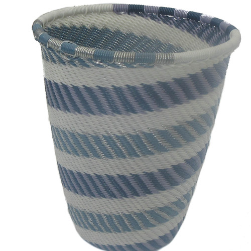 African Zulu Telephone Wire Basket Tall Cup #3