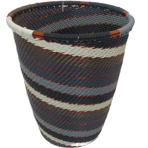 African Zulu Telephone Wire Basket Tall Cup #9