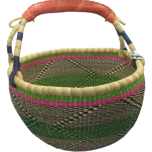 African Bolga Market Basket Large #28