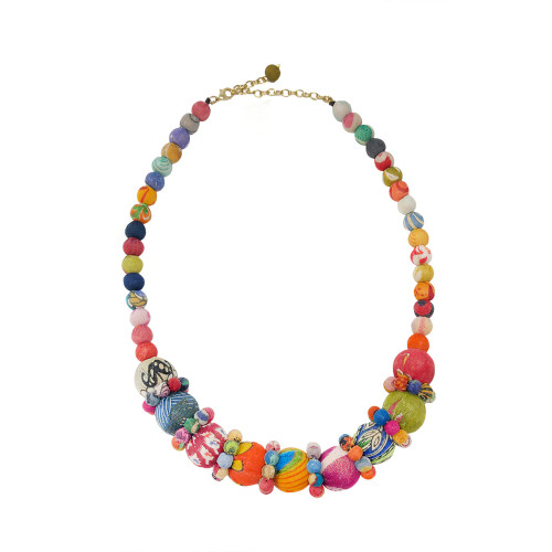 Kantha Orbit Necklace