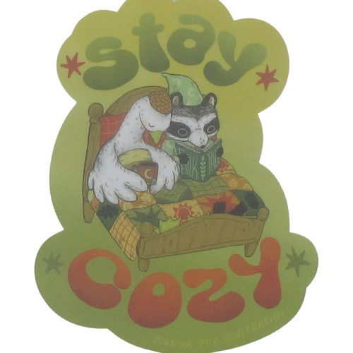 Vinyl Sticker Stay Cozy