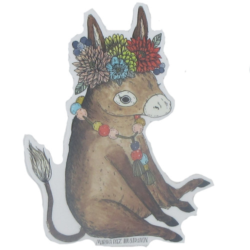 Vinyl Sticker Little Burro