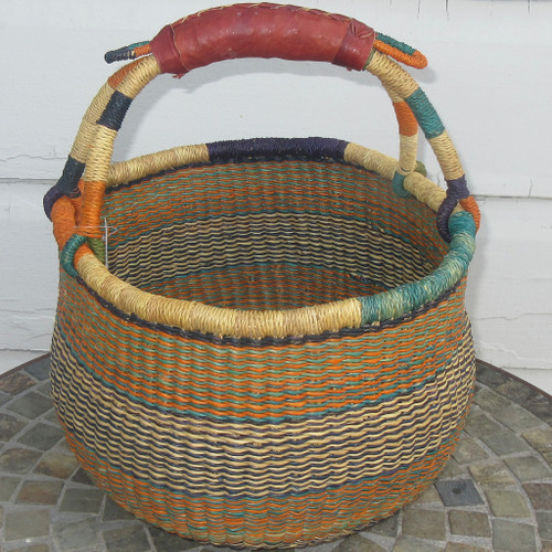 African Bolga Market Basket Medium #3
